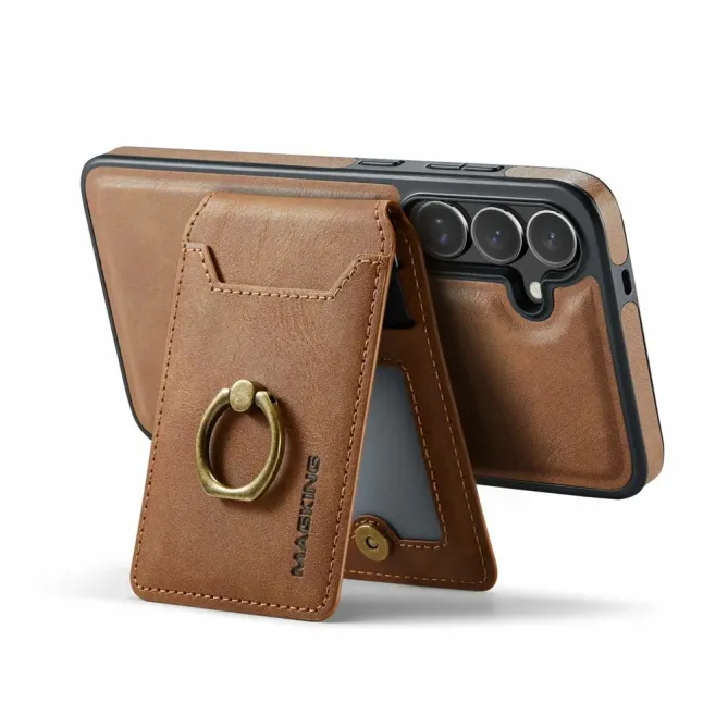 Coque Samsung Galaxy S25 FE Porte-Carte Détachable MagSafe avec Anneau