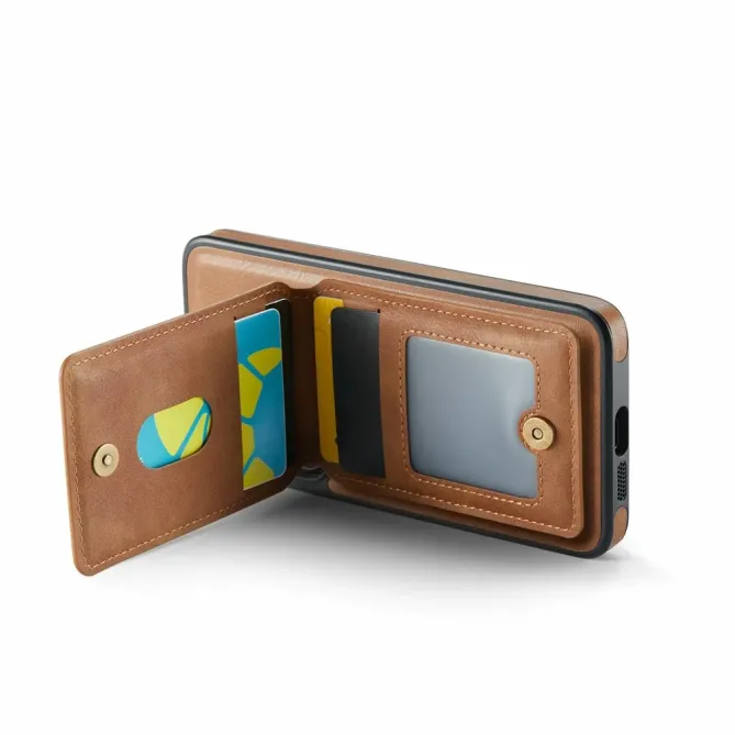 Coque Samsung Galaxy S25 FE Porte-Carte Détachable MagSafe avec Anneau