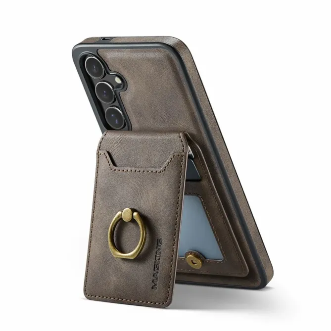 Coque Samsung Galaxy S25 FE Porte-Carte Détachable MagSafe avec Anneau