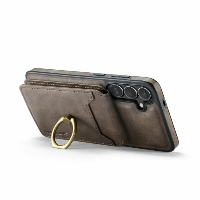 Coque Samsung Galaxy S25 FE Porte-Carte Détachable MagSafe avec Anneau