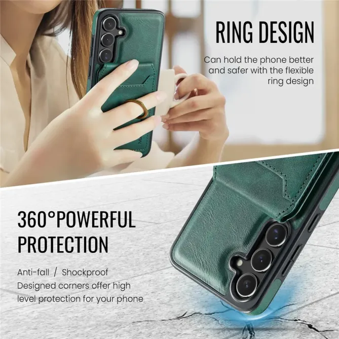 Coque Samsung Galaxy S25 FE Porte-Carte Détachable MagSafe avec Anneau