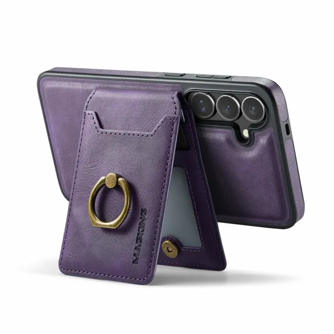 Coque Samsung Galaxy S25 FE Porte-Carte Détachable MagSafe avec Anneau