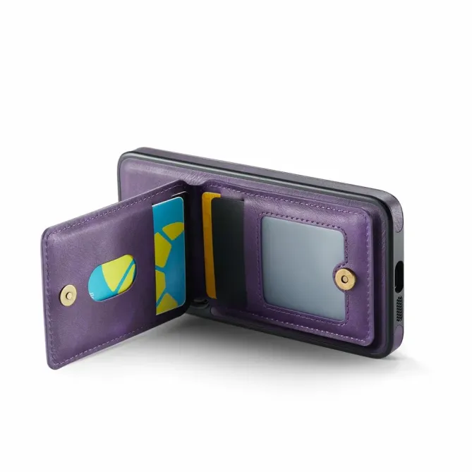 Coque Samsung Galaxy S25 FE Porte-Carte Détachable MagSafe avec Anneau
