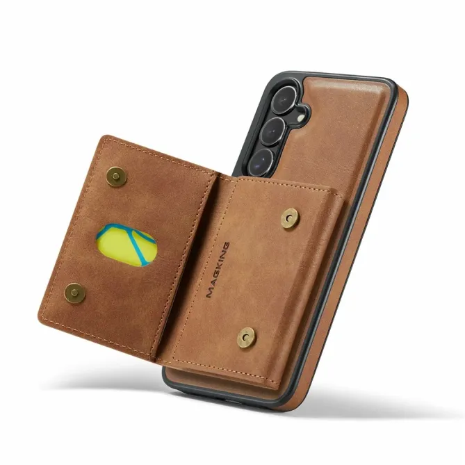 Coque Samsung Galaxy S25 FE Portefeuille Détachable MagSafe