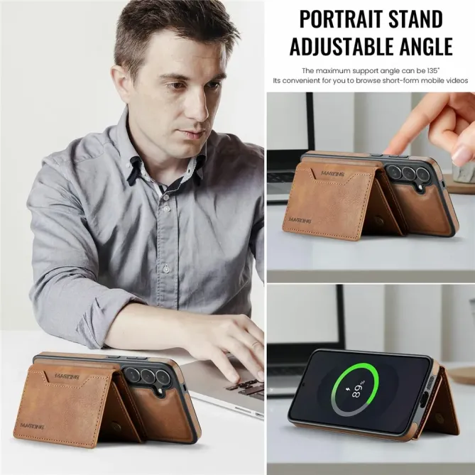 Coque Samsung Galaxy S25 FE Portefeuille Détachable MagSafe