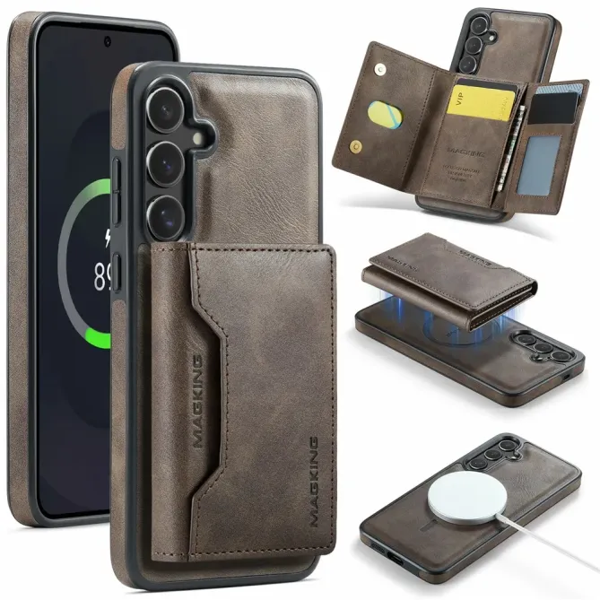 Coque Samsung Galaxy S25 FE Portefeuille Détachable MagSafe