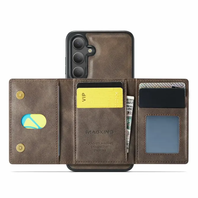 Coque Samsung Galaxy S25 FE Portefeuille Détachable MagSafe