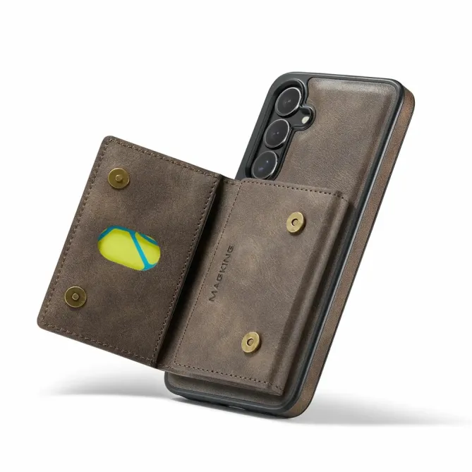 Coque Samsung Galaxy S25 FE Portefeuille Détachable MagSafe