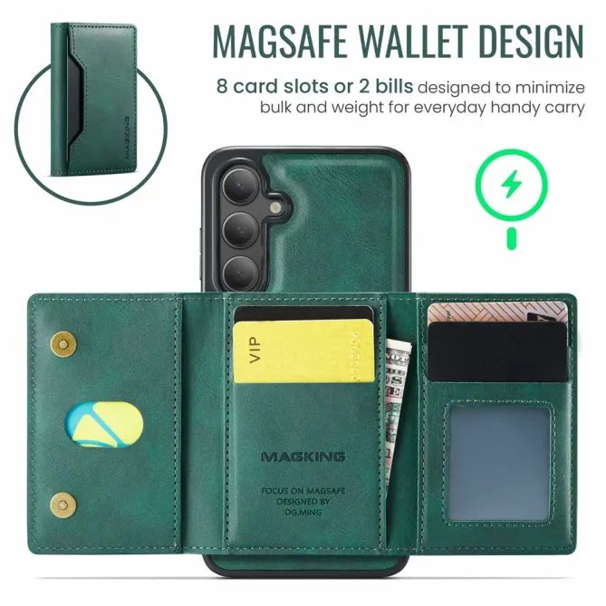 Coque Samsung Galaxy S25 FE Portefeuille Détachable MagSafe