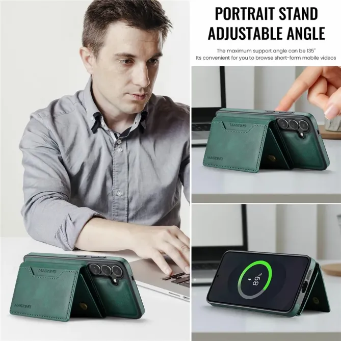 Coque Samsung Galaxy S25 FE Portefeuille Détachable MagSafe