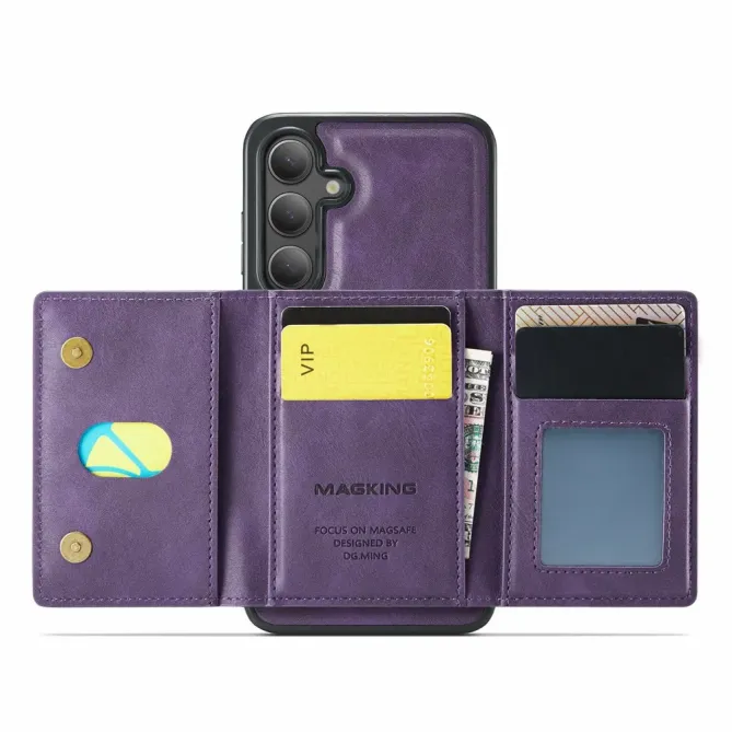 Coque Samsung Galaxy S25 FE Portefeuille Détachable MagSafe