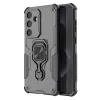 Coque Samsung Galaxy S25 FE Antichoc Anneau Support Rotatif Noir
