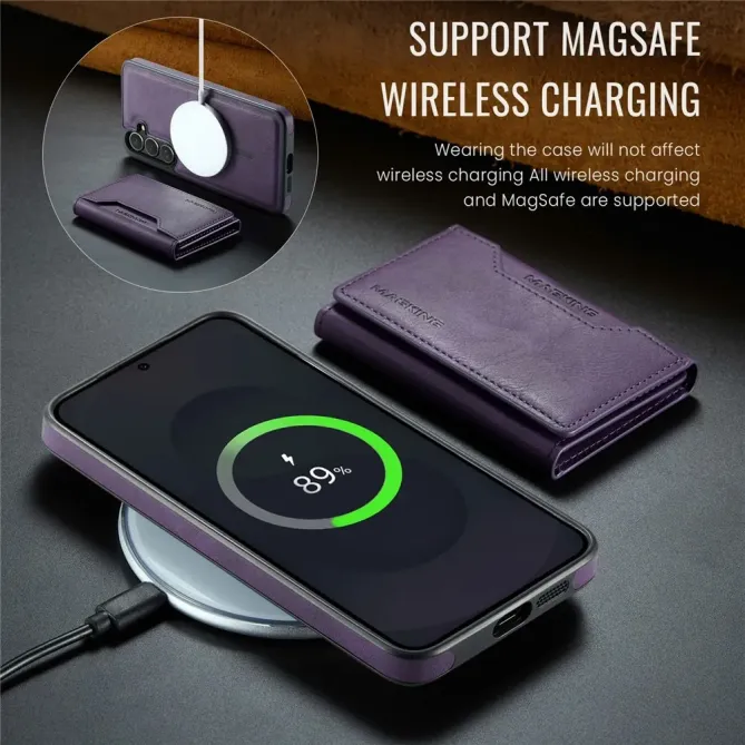 Coque Samsung Galaxy S25 FE Portefeuille Détachable MagSafe