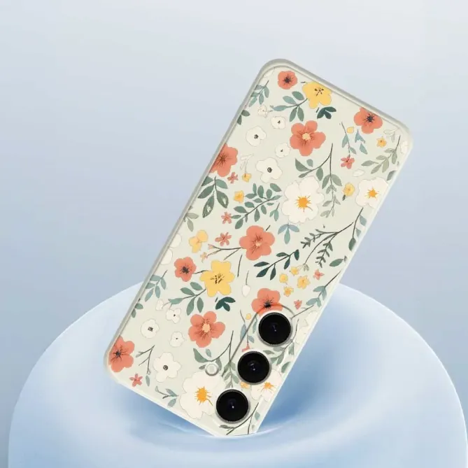 Coque Samsung Galaxy S25 FE Fleurs des Champs 02