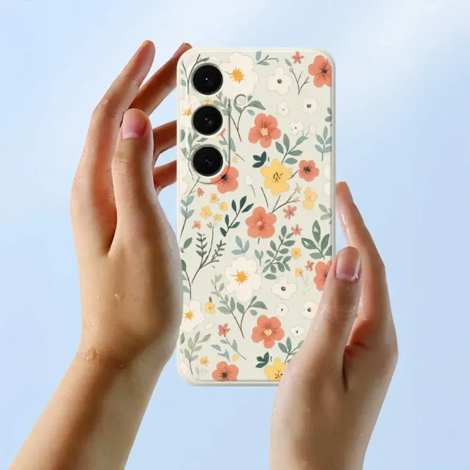 Coque Samsung Galaxy S25 FE Fleurs des Champs 02