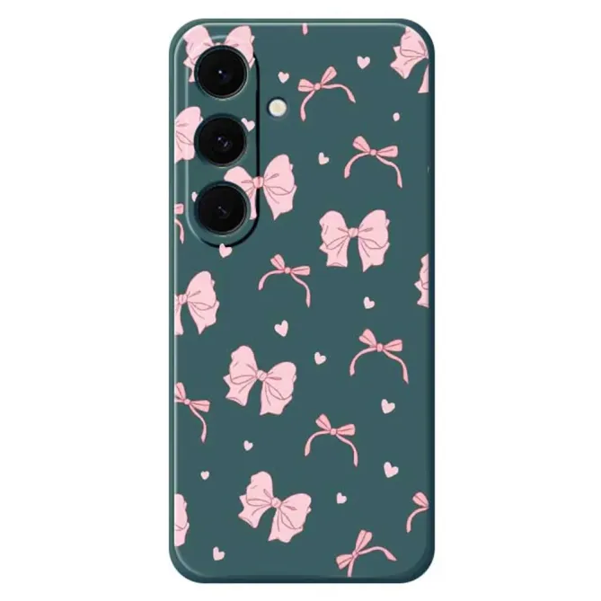 Coque Samsung Galaxy S25 FE Nœuds Roses 02