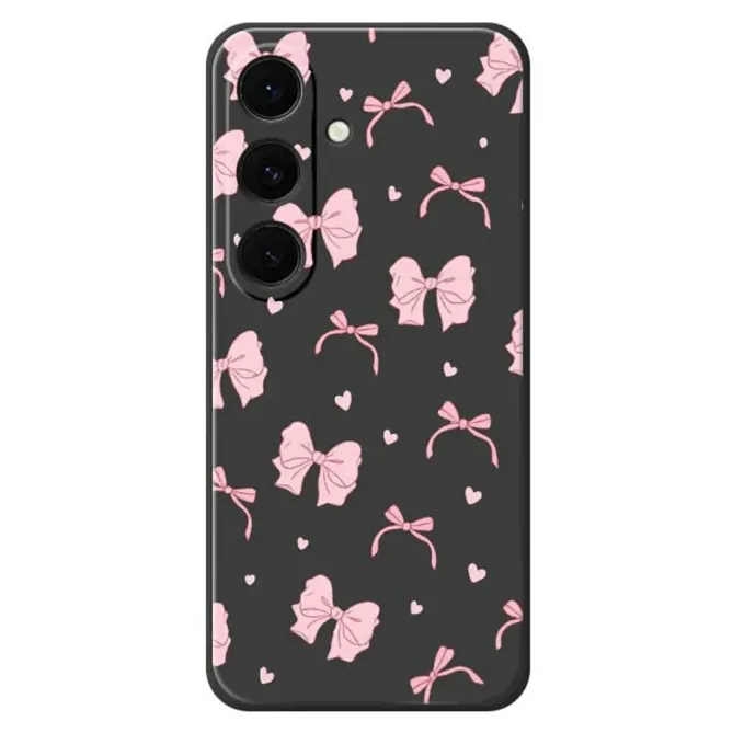 Coque Samsung Galaxy S25 FE Nœuds Roses 02