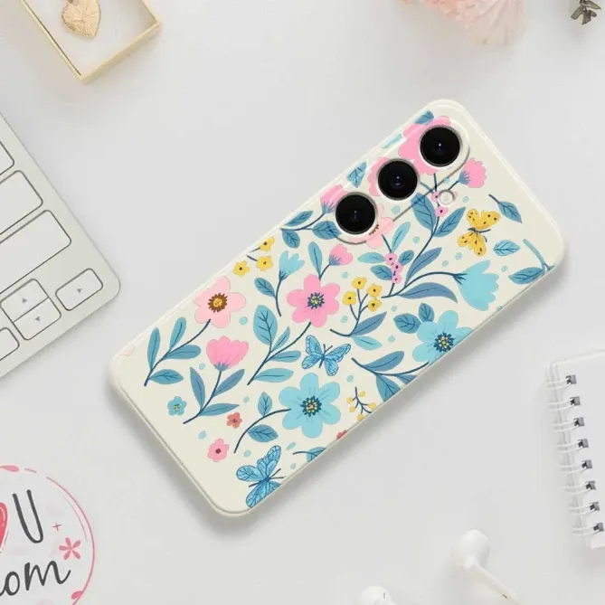 Coque Samsung Galaxy S25 FE Fleurs et Papillons | FRESQUE