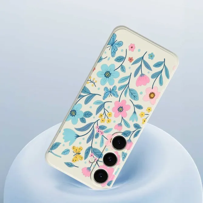 Coque Samsung Galaxy S25 FE Fleurs et Papillons | FRESQUE