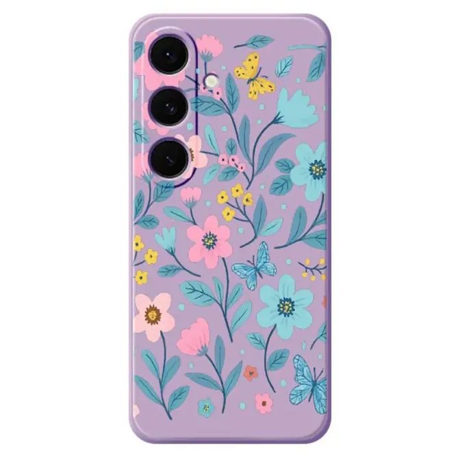 Coque Samsung Galaxy S25 FE Fleurs et Papillons | FRESQUE