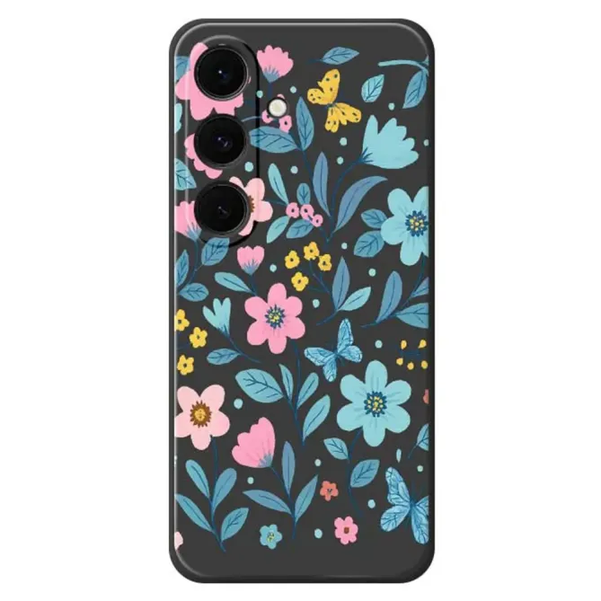 Coque Samsung Galaxy S25 FE Fleurs et Papillons | FRESQUE