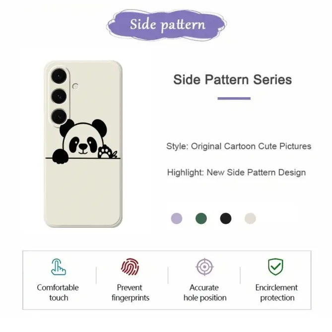 Coque Samsung Galaxy S25 FE Illustration Panda Mignon