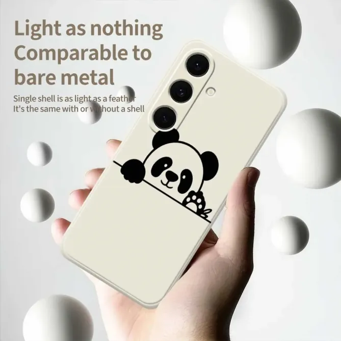Coque Samsung Galaxy S25 FE Illustration Panda Mignon