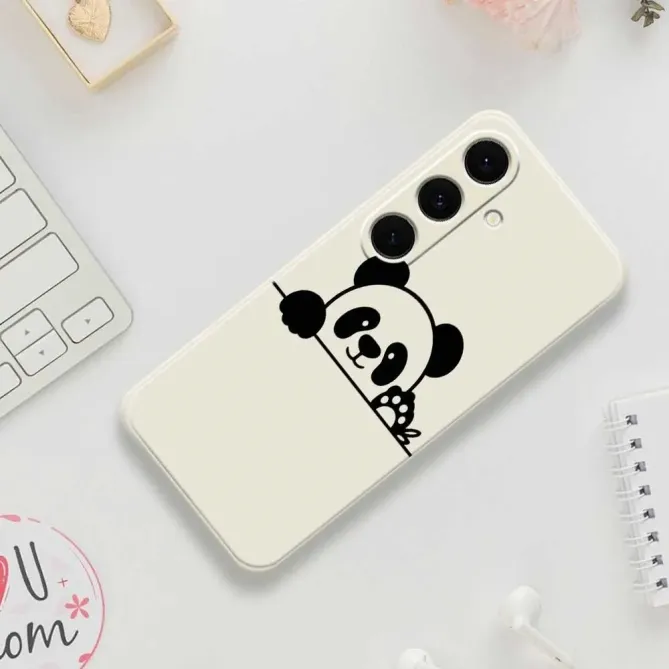 Coque Samsung Galaxy S25 FE Illustration Panda Mignon