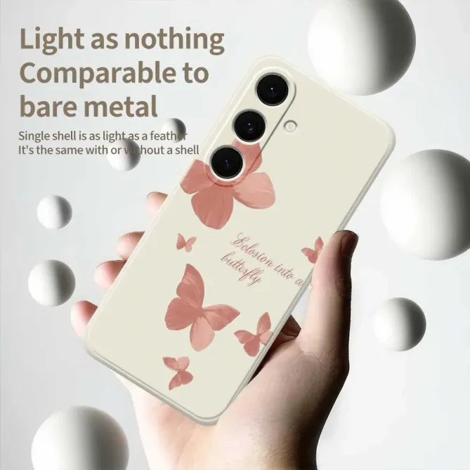 Coque Samsung Galaxy S25 FE Papillons Poudrés