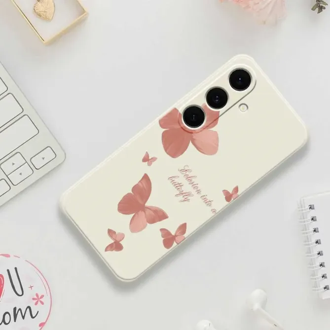 Coque Samsung Galaxy S25 FE Papillons Poudrés