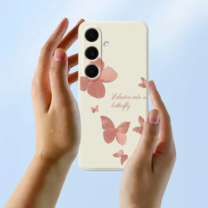 Coque Samsung Galaxy S25 FE Papillons Poudrés