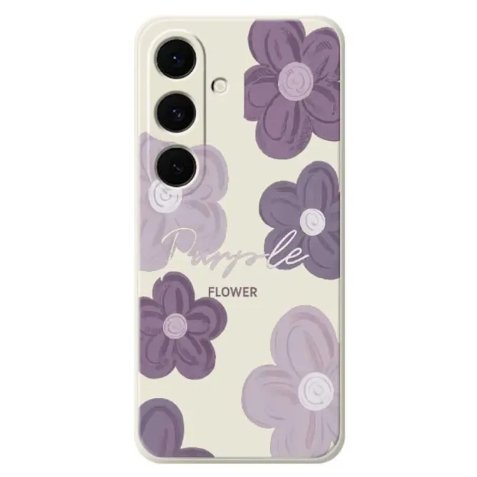 Coque Samsung Galaxy S25 FE Fleurs Violettes | AMÉTHYSTE