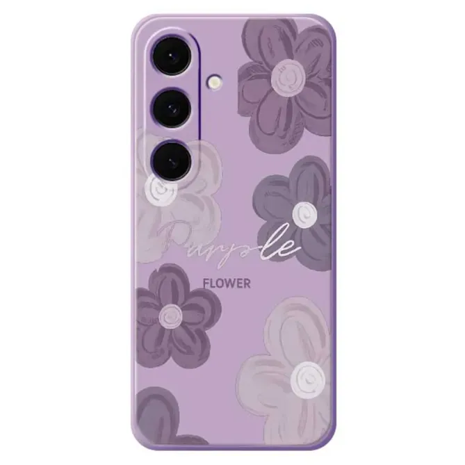 Coque Samsung Galaxy S25 FE Fleurs Violettes | AMÉTHYSTE