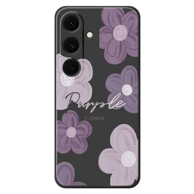 Coque Samsung Galaxy S25 FE Fleurs Violettes | AMÉTHYSTE