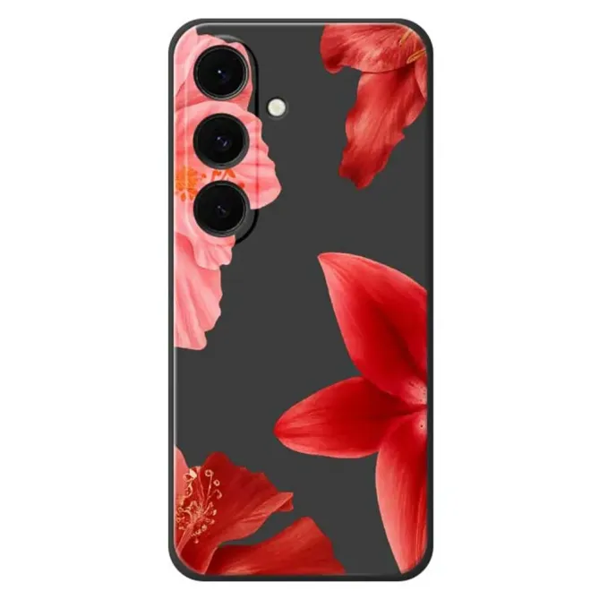 Coque Samsung Galaxy S25 FE Fleurs Rouges | CARMEN