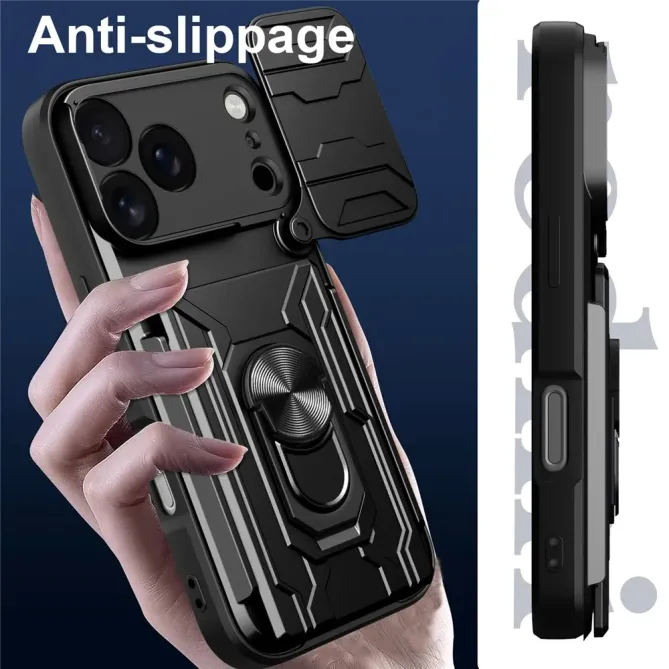 Coque iPhone 17 Pro Max à Porte-Carte Coulissant | VAULT