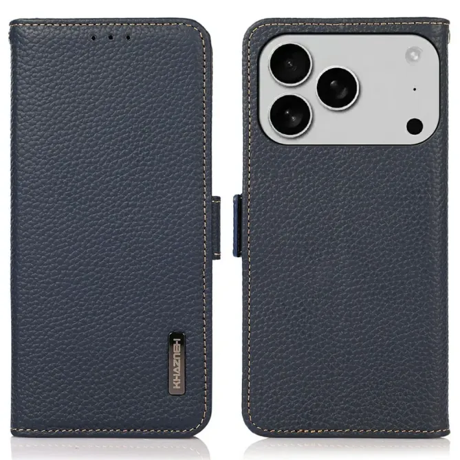 Housse iPhone 17 Pro Max KHAZNEH cuir grainé first