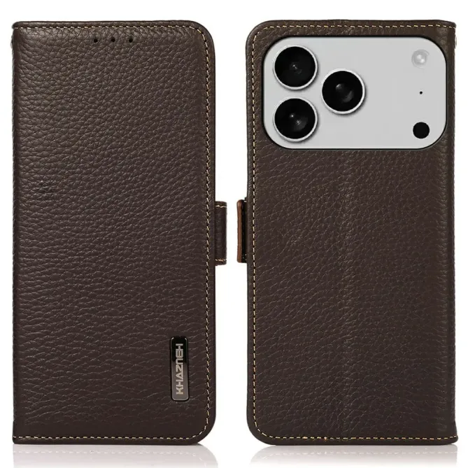 Housse iPhone 17 Pro Max KHAZNEH cuir grainé first