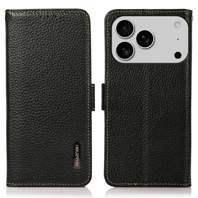 Housse iPhone 17 Pro Max KHAZNEH cuir grainé first