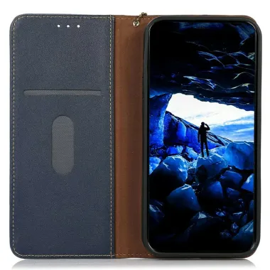 Étui iPhone 17 Pro Max en Cuir Nappa | KHAZNEH Bleu marine - photo 8
