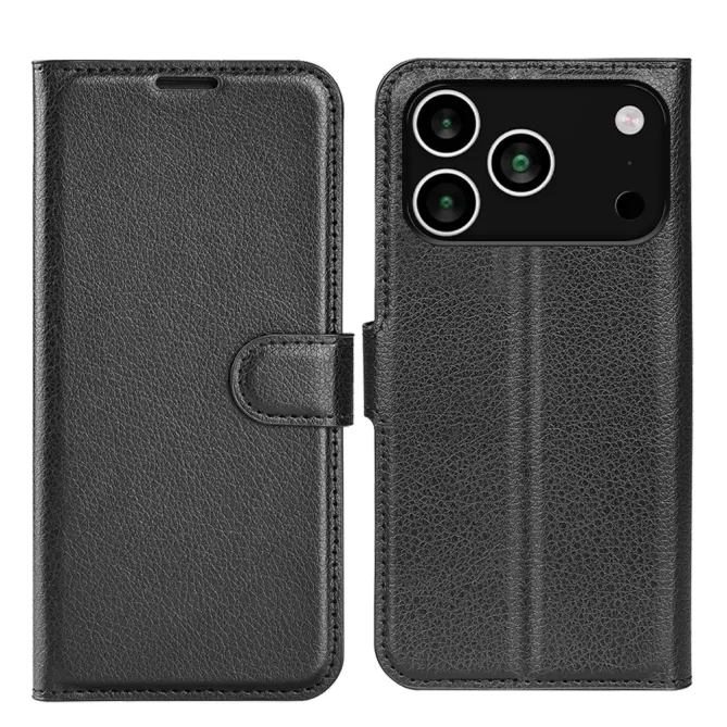 Housse iPhone 17 Pro Max portefeuille style cuir