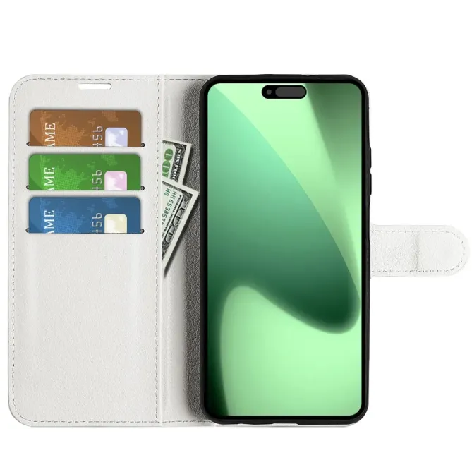 Housse iPhone 17 Pro Max portefeuille style cuir