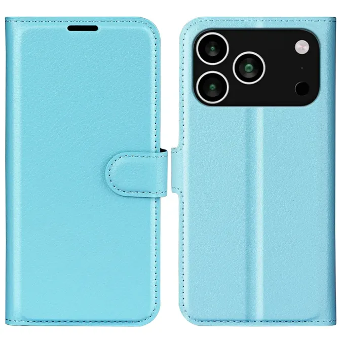 Housse iPhone 17 Pro Max portefeuille style cuir
