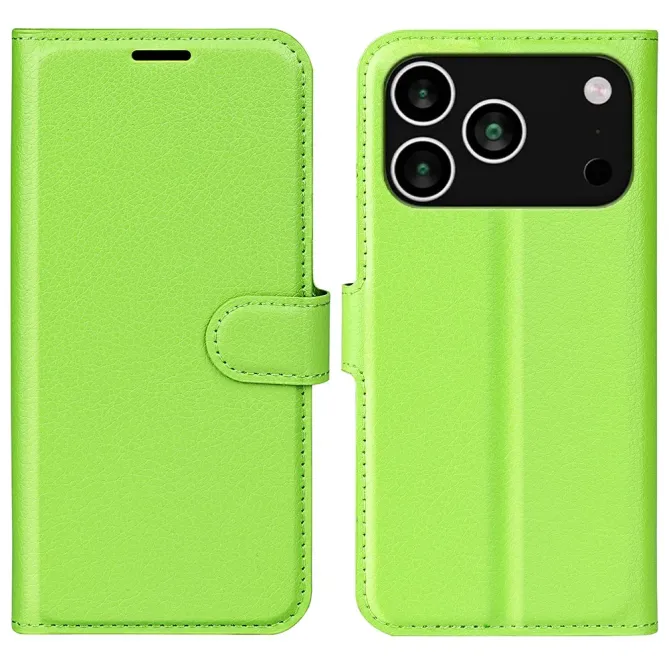 Housse iPhone 17 Pro Max portefeuille style cuir