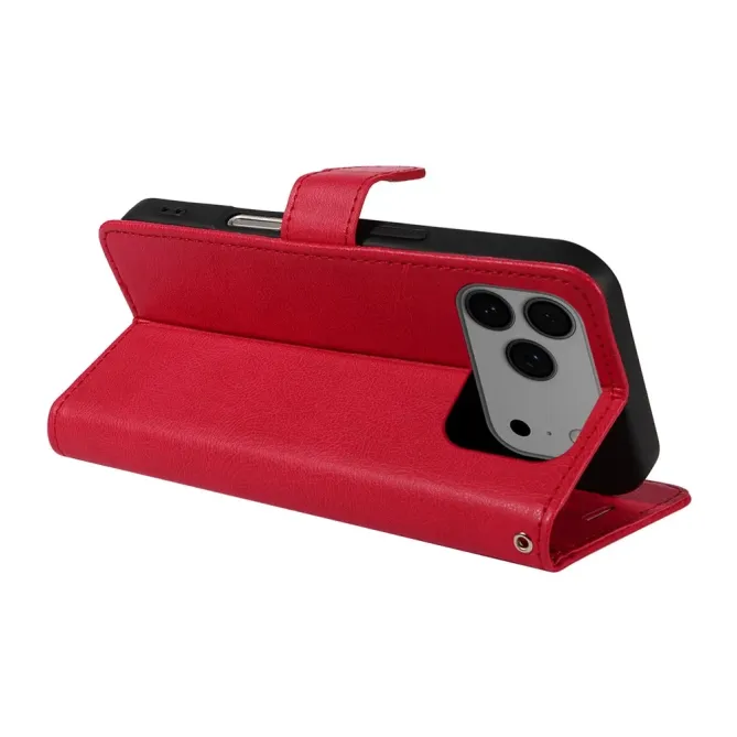 Housse iPhone 17 Pro Max Sylvette simili cuir avec lanière