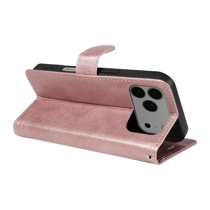 Housse iPhone 17 Pro Max Sylvette simili cuir avec lanière