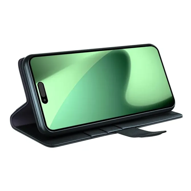 Étui iPhone 17 Pro Max portefeuille en cuir premium