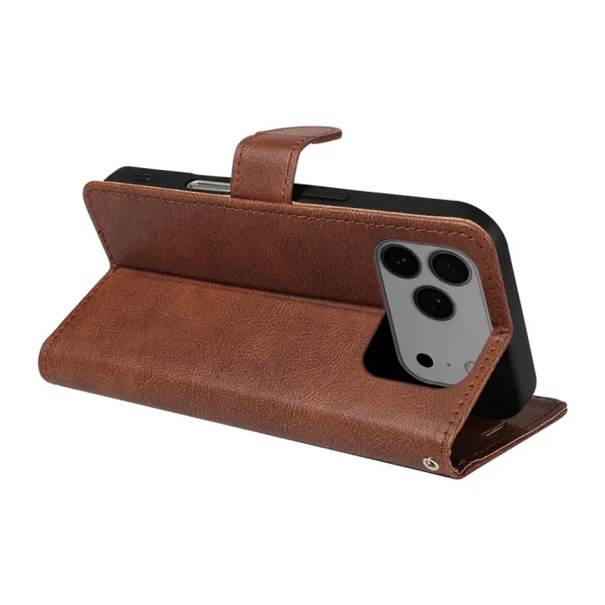 Housse iPhone 17 Pro Max Sylvette simili cuir avec lanière