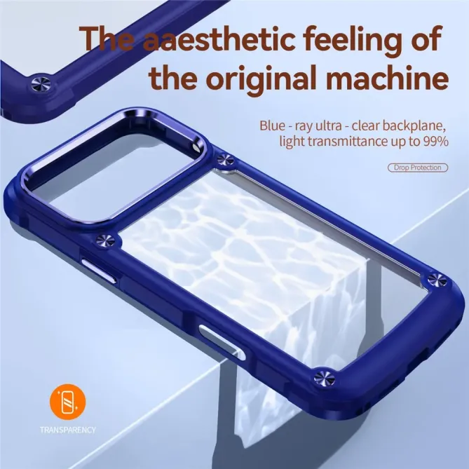 Coque iPhone 17 Pro Max Antichoc à Accents Métalliques | ARMORLUX