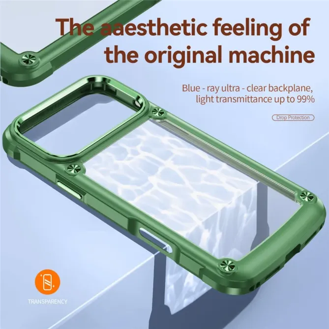 Coque iPhone 17 Pro Max Antichoc à Accents Métalliques | ARMORLUX